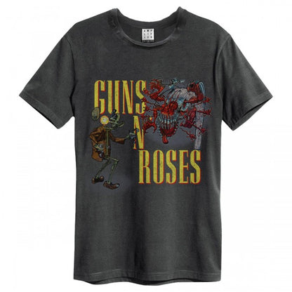 Front - Amplified Unisex Adult Appetite Attack Guns N Roses T-Shirt