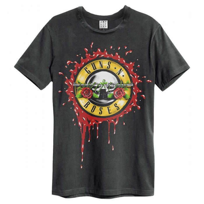 Front - Amplified Unisex Adult Bloody Bullet Guns N Roses T-Shirt