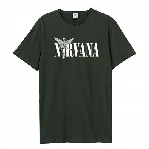 Front - Amplified Unisex Adult In Utero Nirvana T-Shirt