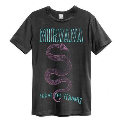 Front - Amplified Unisex Adult Serve The Servants Nirvana T-Shirt