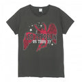 Front - Amplified Womens/Ladies US Tour 77 Led Zeppelin T-Shirt