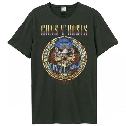 Front - Amplified Unisex Adult Civil War Guns N Roses T-Shirt