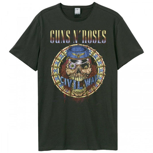 Front - Amplified Unisex Adult Civil War Guns N Roses T-Shirt