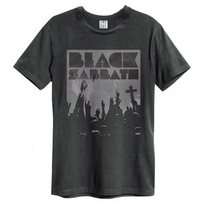 Front - Amplified Unisex Adult Victory Black Sabbath T-Shirt