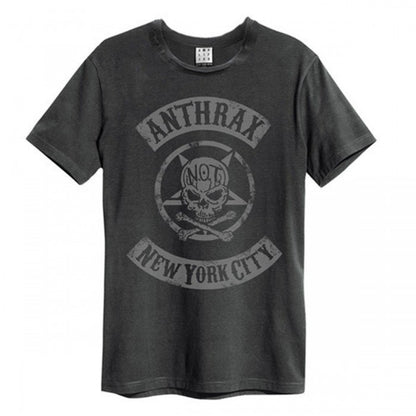 Front - Amplified Unisex Adult New York City Anthrax T-Shirt