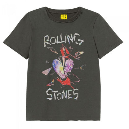 Front - Amplified Childrens/Kids Hackney Diamonds The Rolling Stones T-Shirt