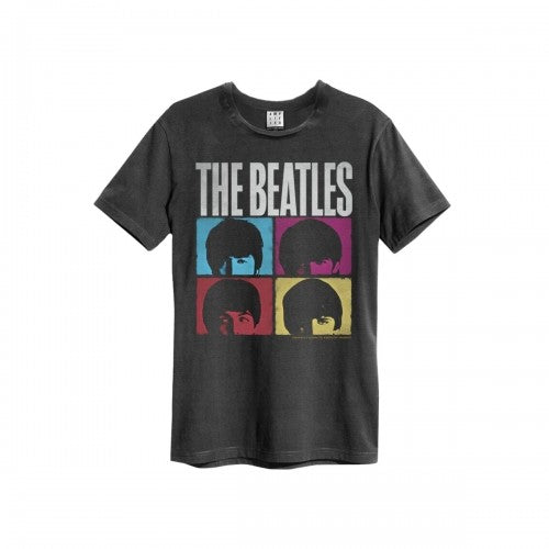 Front - Amplified Unisex Adult Hard Days Night The Beatles T-Shirt