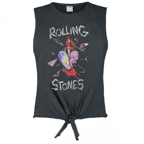 Front - Amplified Womens/Ladies Hackney Diamonds The Rolling Stones Crop Top