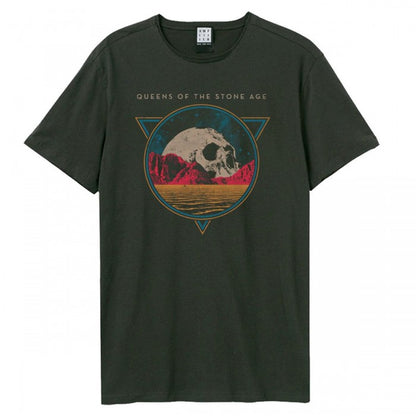 Front - Amplified Unisex Adult Skull Planet Queens Of The Stone Age T-Shirt