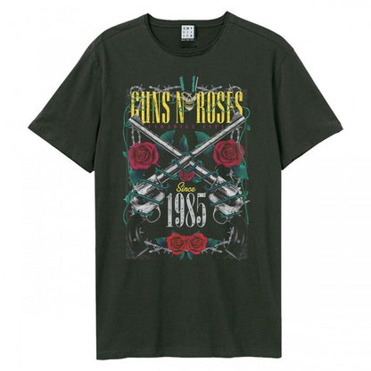 Front - Amplified Unisex Adult La Big Guns N Roses T-Shirt