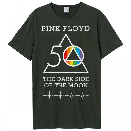 Front - Amplified Unisex Adult 50th Anniversary Pink Floyd T-Shirt