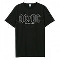 Front - Amplified Unisex Adult History AC/DC 50th Anniversary T-Shirt