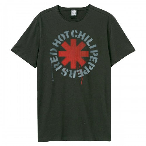 Front - Amplified Unisex Adult Red Hot Chili Peppers Logo T-Shirt