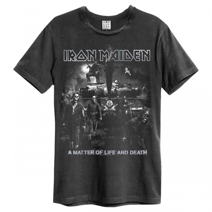 Front - Amplified Unisex Adult Life Or Death Iron Maiden T-Shirt