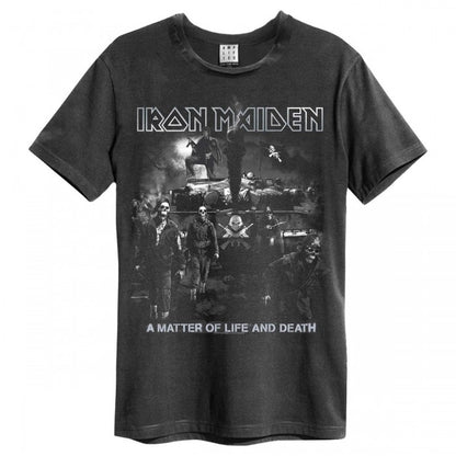 Front - Amplified Unisex Adult Life Or Death Iron Maiden T-Shirt