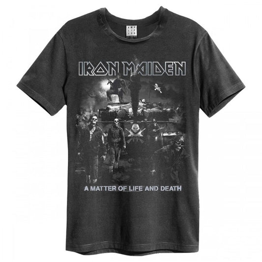 Front - Amplified Unisex Adult Life Or Death Iron Maiden T-Shirt