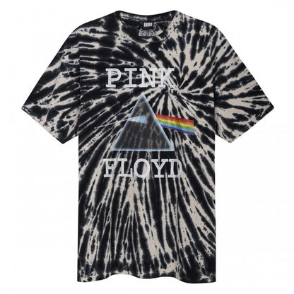 Front - Amplified Unisex Adult Dark Side Of The Moon Spiral Pink Floyd T-Shirt