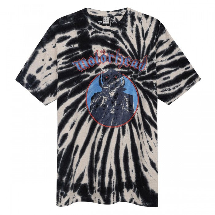 Front - Amplified Unisex Adult Snaggletooth Biker Spiral Motorhead T-Shirt