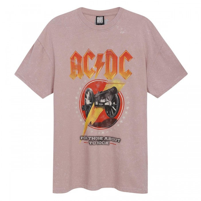 Front - Amplified Unisex Adult For Those About To Rock AC/DC T-Shirt