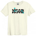 Front - Amplified Unisex Adult Disco Discs Vintage T-Shirt