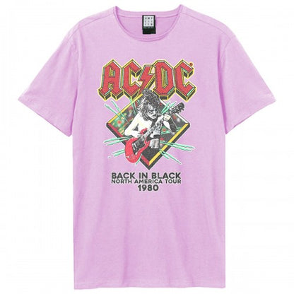 Front - Amplified Unisex Adult North America Tour 80 AC/DC Vintage T-Shirt