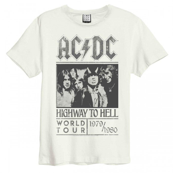 Front - AC/DC Unisex Adult Highway To Hell Tour AC/DC Vintage T-Shirt