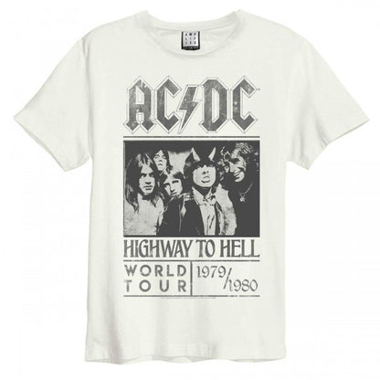 Front - AC/DC Unisex Adult Highway To Hell Tour AC/DC Vintage T-Shirt