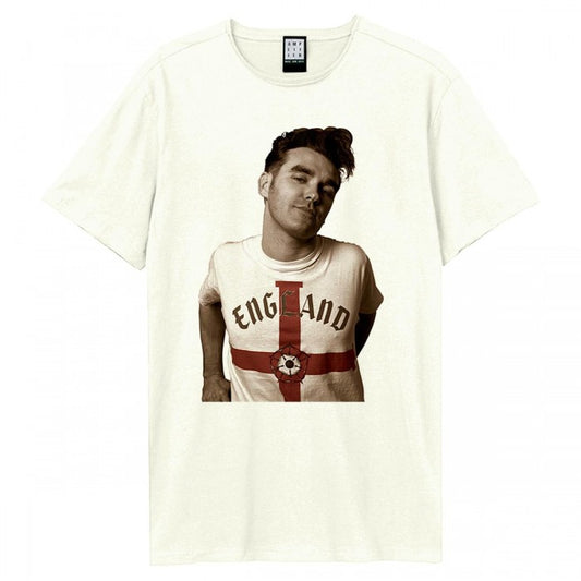 Front - Amplified Unisex Adult Glam Glue Morrissey Vintage T-Shirt