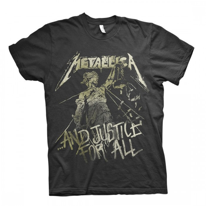 Front - Amplified Unisex Adult Justice For All Metallica T-Shirt