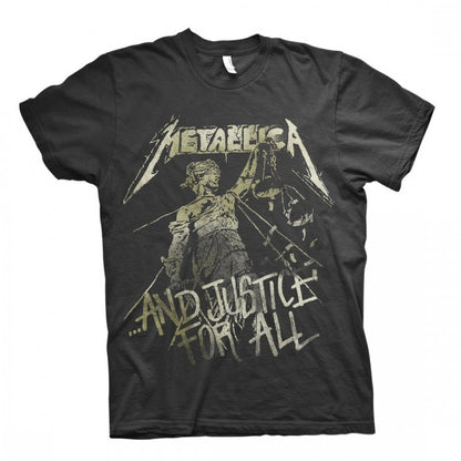 Front - Amplified Unisex Adult Justice For All Metallica T-Shirt