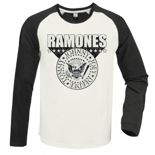 Front - Amplified Unisex Adult 3D Crest Ramones T-Shirt