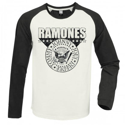 Front - Amplified Unisex Adult 3D Crest Ramones T-Shirt