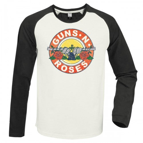 Front - Amplified Unisex Adult Vintage Bullet Guns N Roses Vintage T-Shirt