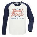 Front - Amplified Unisex Adult 1978 World Tour David Bowie Vintage T-Shirt