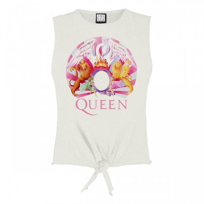 Front - Amplified Womens/Ladies Live At The Opera Queen Vintage Crop Top