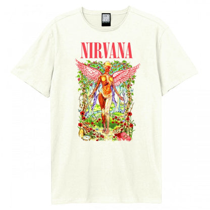 Front - Amplified Unisex Adult In Utero Wilderness Nirvana T-Shirt