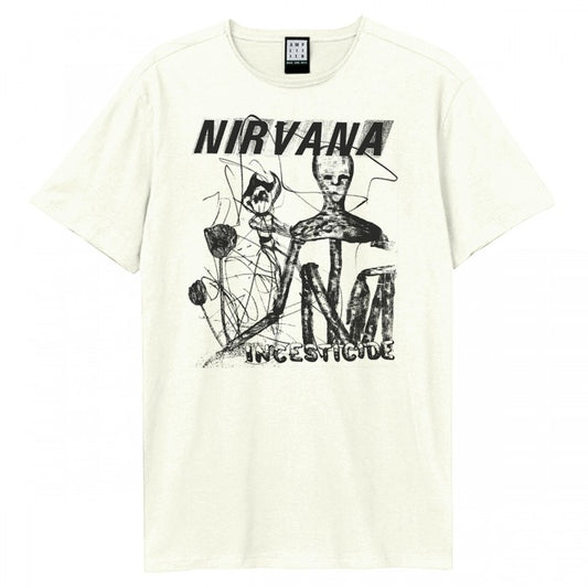 Front - Amplified Unisex Adult Photocopy Incesticide Nirvana T-Shirt