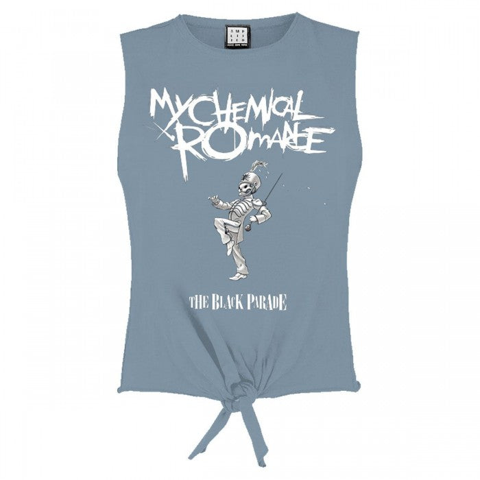 Front - Amplified Womens/Ladies My Chemical Romance Sleeveless Crop Top