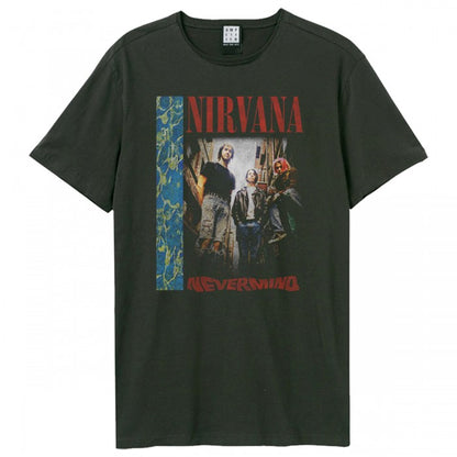 Front - Amplified Unisex Adult Nevermind Water Band Nirvana T-Shirt