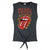 Front - Amplified Womens/Ladies Hot Tongue The Rolling Stones Cropped Tank Top