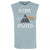 Front - Amplified Mens Dark Side Of The Moon Pink Floyd Sleeveless Tank Top