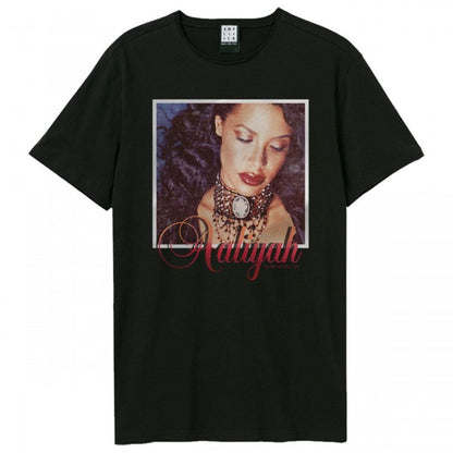Front - Amplified Unisex Adult Unstoppable Aaliyah Straight T-Shirt