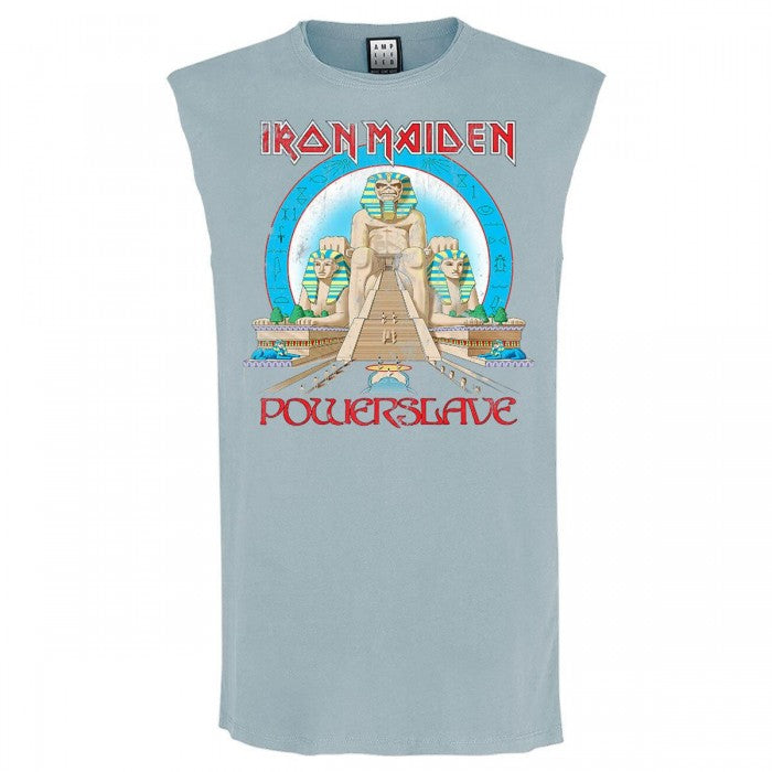 Front - Amplified Unisex Adult Powerslave Iron Maiden Tank Top