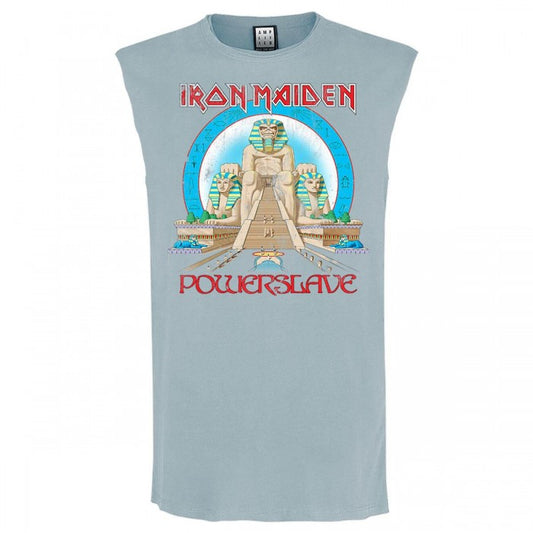 Front - Amplified Unisex Adult Powerslave Iron Maiden Tank Top