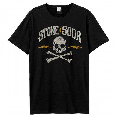 Front - Amplified Unisex Adult Skull Stone Sour T-Shirt
