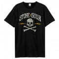 Front - Amplified Unisex Adult Skull Stone Sour T-Shirt
