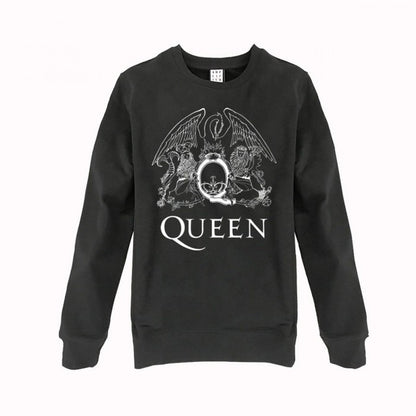 Front - Amplified Unisex Adult Royal Crest Queen Sweatshirt
