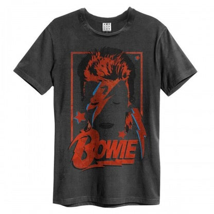 Front - Amplified Unisex Adult Aladdin Sane David Bowie T-Shirt