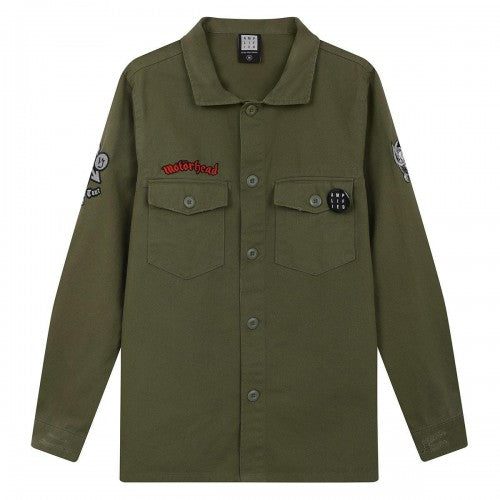 Front - Amplified Mens Motorhead Overshirt