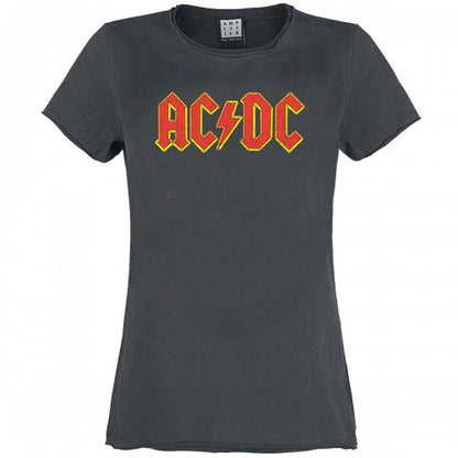 Front - Amplified Womens/Ladies AC/DC Logo T-Shirt
